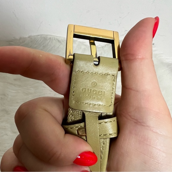 Gucci Authentic Vintage GG Canvas Monogram Belt S 60 - Picture 6 of 6